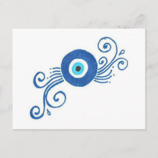 Blaues Auge Postkarte