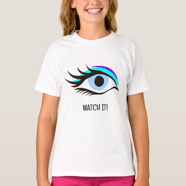 Blaues Auge T-Shirt (Vorderseite)