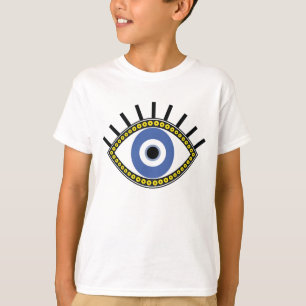 Blaues Auge, viel Glück, Schutz-Amulett-böse Aug T-Shirt