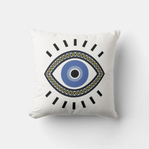 Blaues Augenerschutzschild Kissen
