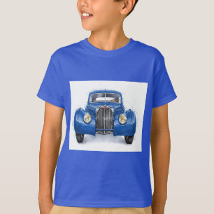 Blaues Auto aus den 1930er Jahren T-Shirt