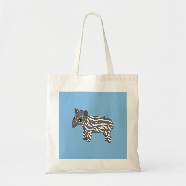 blaues Baby Tapir Tragetasche (Vorne)