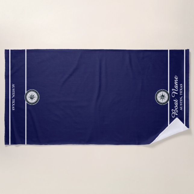 Blaues Badetuch (Vorderseite)