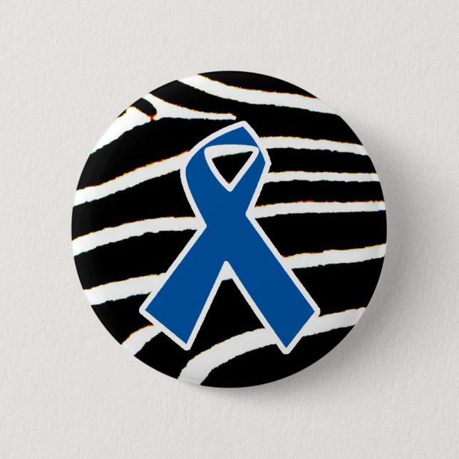 Blaues Band Button (Vorderseite)