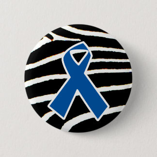 Blaues Band Button