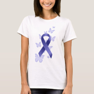 Blaues Bewusstseins-Band T-Shirt