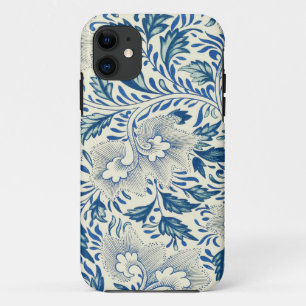 Blaues Blumenmuster Antikes asiatisches Design Case-Mate iPhone Hülle