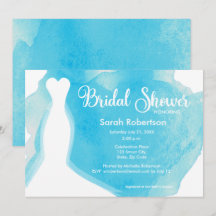 Blaues Brautparty, Hochzeitsgown