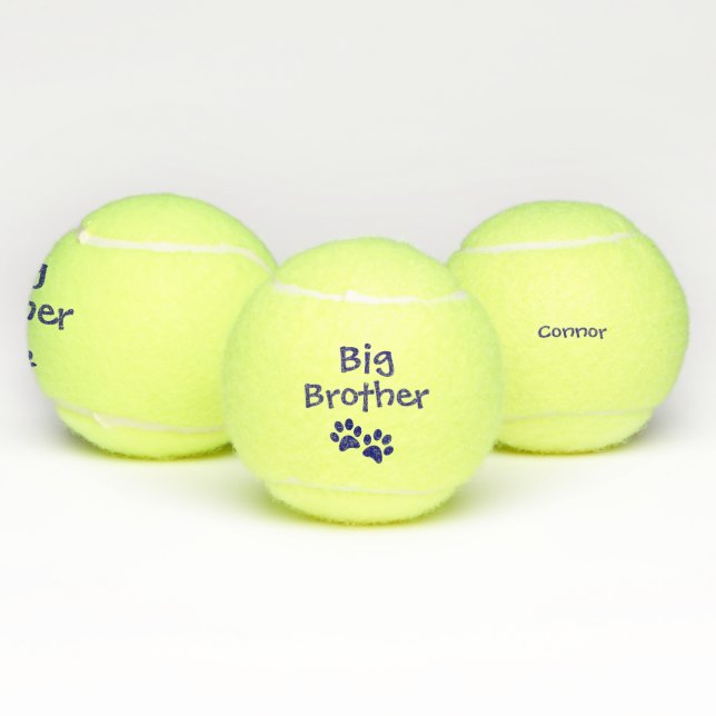 Blaues Bruder-Schoßhund-Katzen-Spielzeug mit Namen Tennisbälle (Multi)