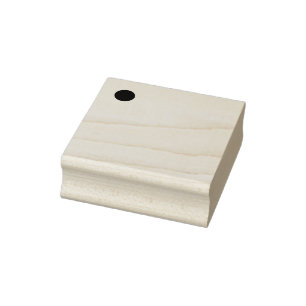 Blaues Button Gummistempel