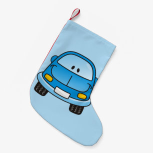 Blaues Cartoon Kleiner Weihnachtsstrumpf