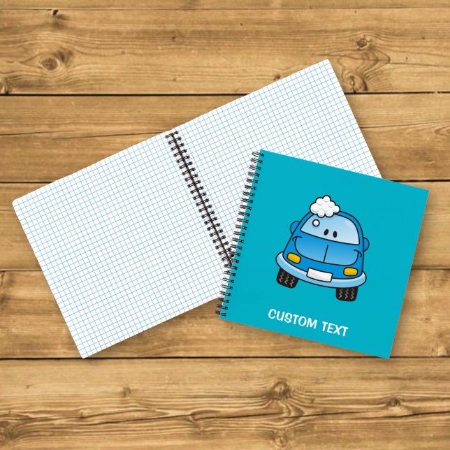Blaues Cartoon Notizbuch (Von Creator hochgeladen)