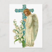 Blaues Christliches Kreuz