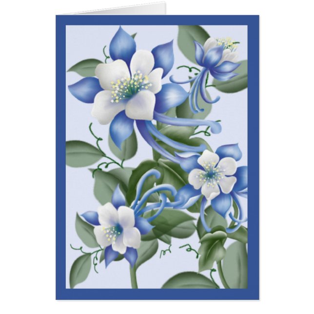 Blaues Columbines (Vorne)