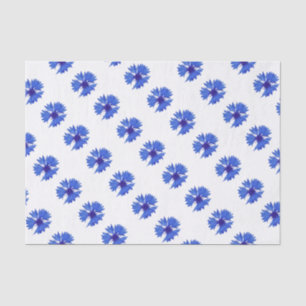 Blaues Cornflower-Seidenpapier Seidenpapier