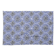 Blaues Dahlia-Blumenmuster
