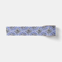 Blaues Dahlia-Blumenmuster