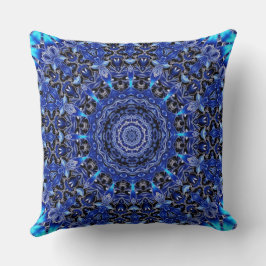 Blaues dekoratives Holiday Throw Kissen