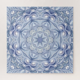 Blaues Dekoratives Puzzle