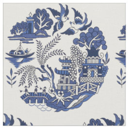 Blaues Design Stoff