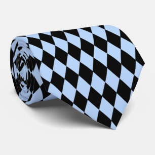 Blaues Diamantdesign mit beliebigem Farbverlauf Krawatte