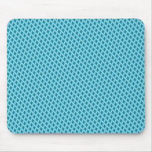 Blaues Diamantmuster Mousepad