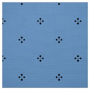 Blaues Ditsy Gewebe Stoff