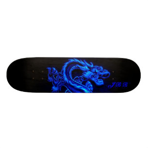 BLAUES Drache Brett Skateboard