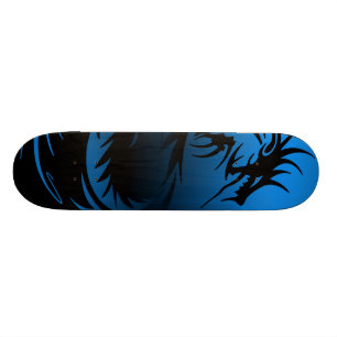 blaues Drache-Skateboard Skateboard
