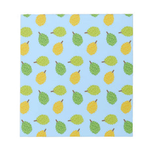 blaues Durian Notizblock