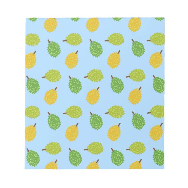 blaues Durian Notizblock (Vorderseite)