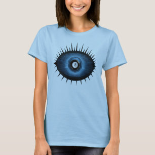 Blaues Eightball Auge T-Shirt