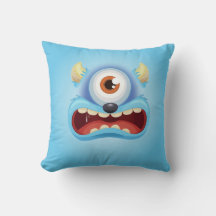 Blaues einäugiges Monster
