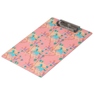 Blaues Einhorn Klemmbrett