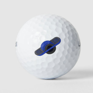 Blaues Einrad Golfball