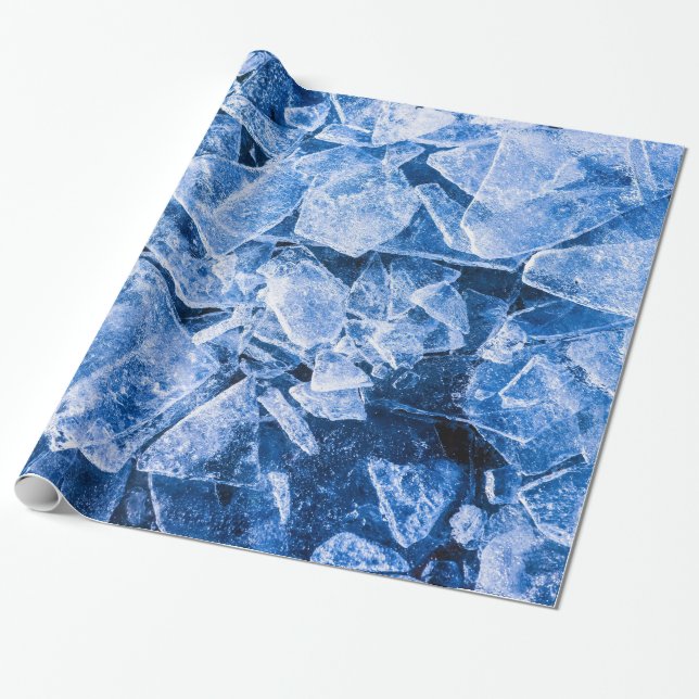 Blaues Eis für den heißen Sommer Geschenkpapier (Ungerollt)