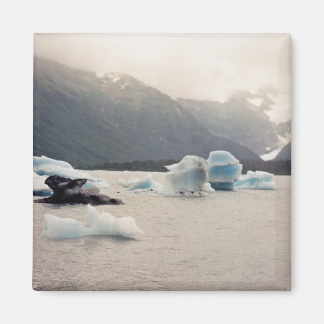 Blaues Eis Magnet (Vorne)