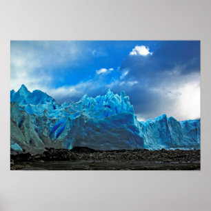 Blaues Eis - Perito Moreno Poster