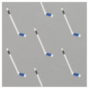 Blaues Eishockeymotiv Stoff