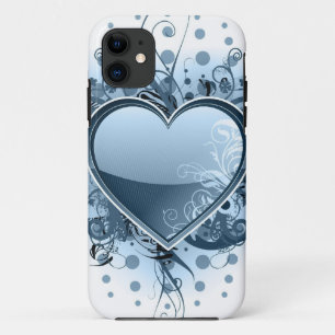Blaues Emo Herz Case-Mate iPhone Hülle