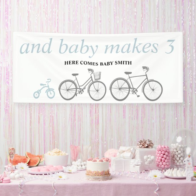 Blaues Fahrrad Banner (Party)