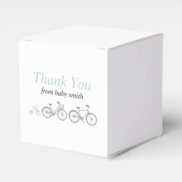 Blaues Fahrrad Geschenkschachtel