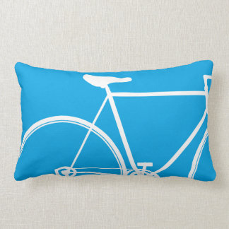 blaues Fahrrad-Wurfskissen Lendenkissen