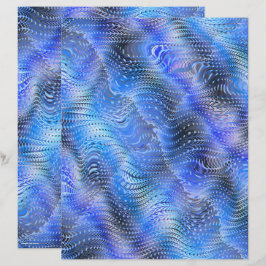 Blaues falsches Schlangenhaut Scrapbook Papier dop