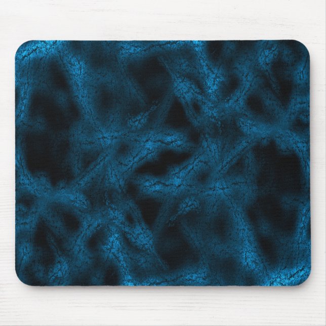 Blaues Fantasy-Muster Mousepad (Vorne)