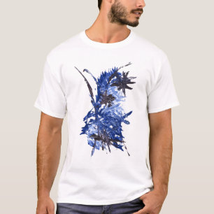 BLAUES FARBEN-SPRITZERt-stück T-Shirt