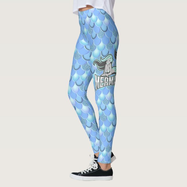Blaues Farbspektrum Leggings (Links)