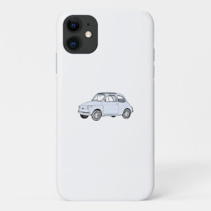Blaues Fiat 500 Topolino Case-Mate iPhone Hülle