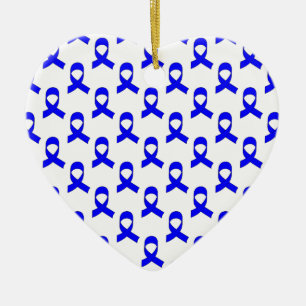 Blaues Flachmuster Keramikornament