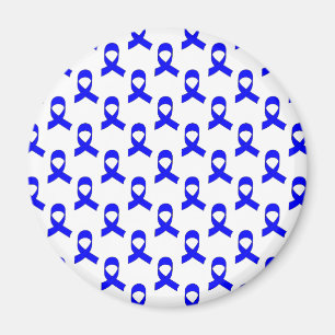 Blaues Flachmuster Magnet